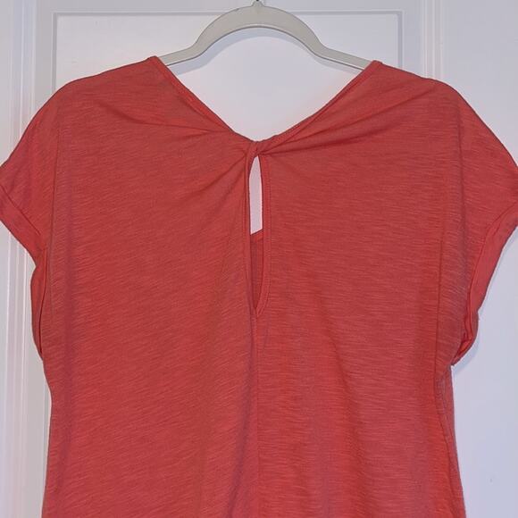 Charming Charlie Coral Slub Knit Top - Picture 7 of 10